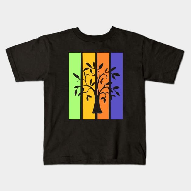 Seasons of life Kids T-Shirt by Keatos